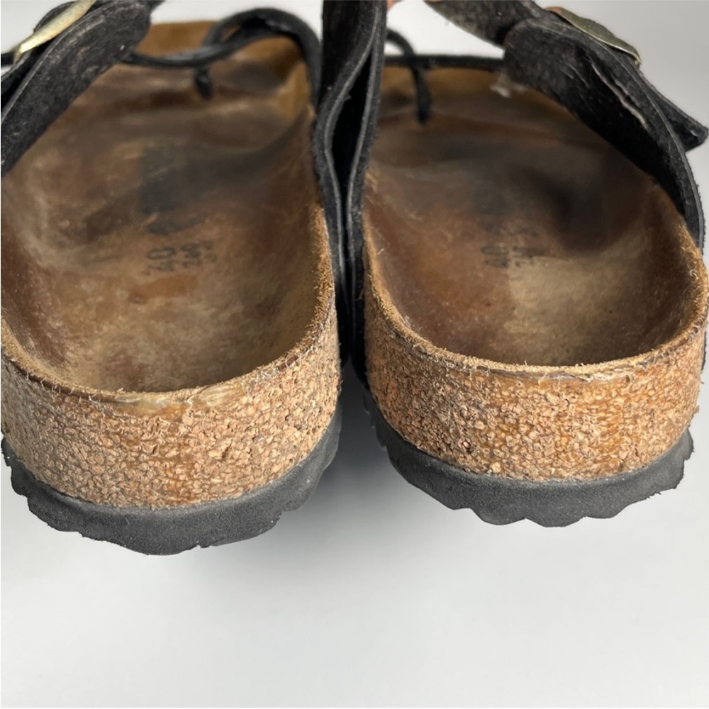 Birkenstock MAYARI Birko-Flor Metallic Mermaid Print Sandal Sz 40 US 9